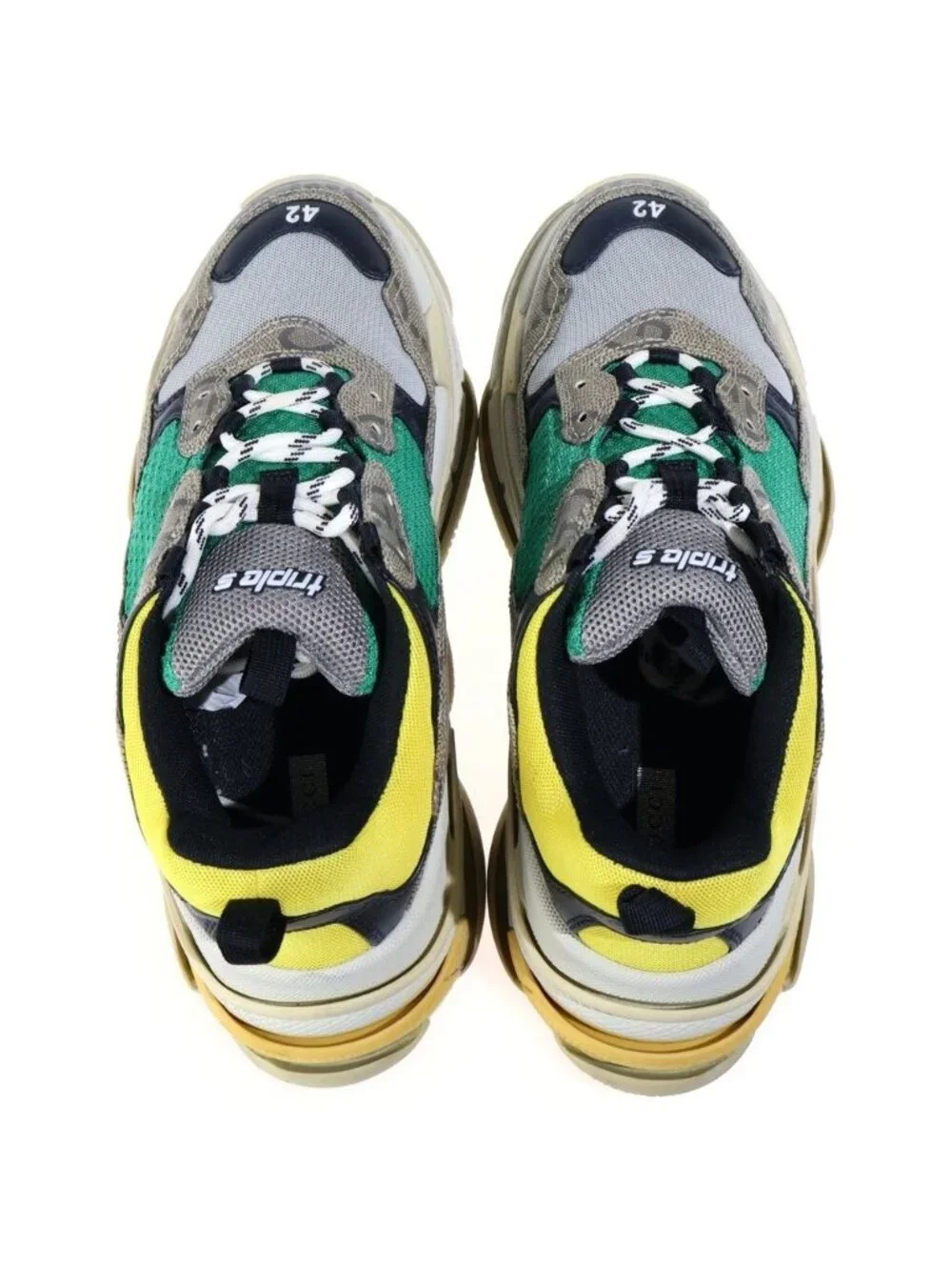 Gucci the Hacker Project Triple S Sneakers Beige